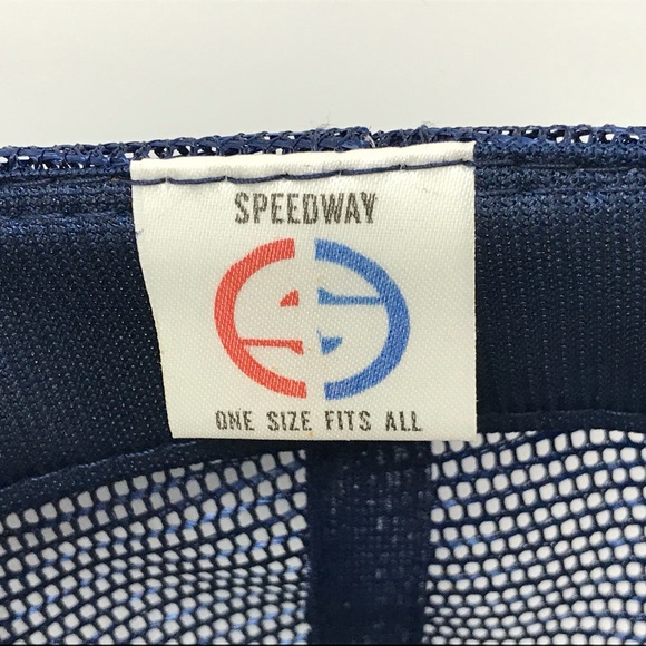 Pph Speedway - Trucker Mesh Foam Hat Vintage 1980s - Picture 7 of 8